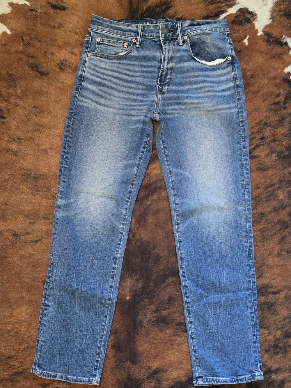 American Eagle mens j airflex Athletic straight leg jeans 31x32 - Picture 2 of 11